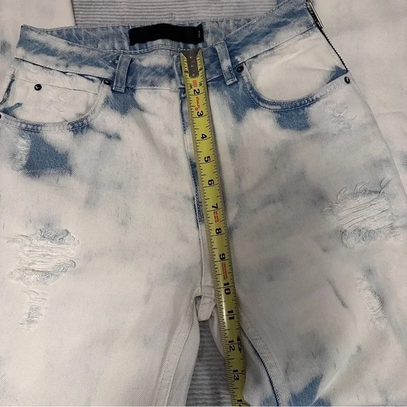 NWT Alexander Wang High Rise Straight Leg Cropped Denim Size 26 - Picture 9 of 13